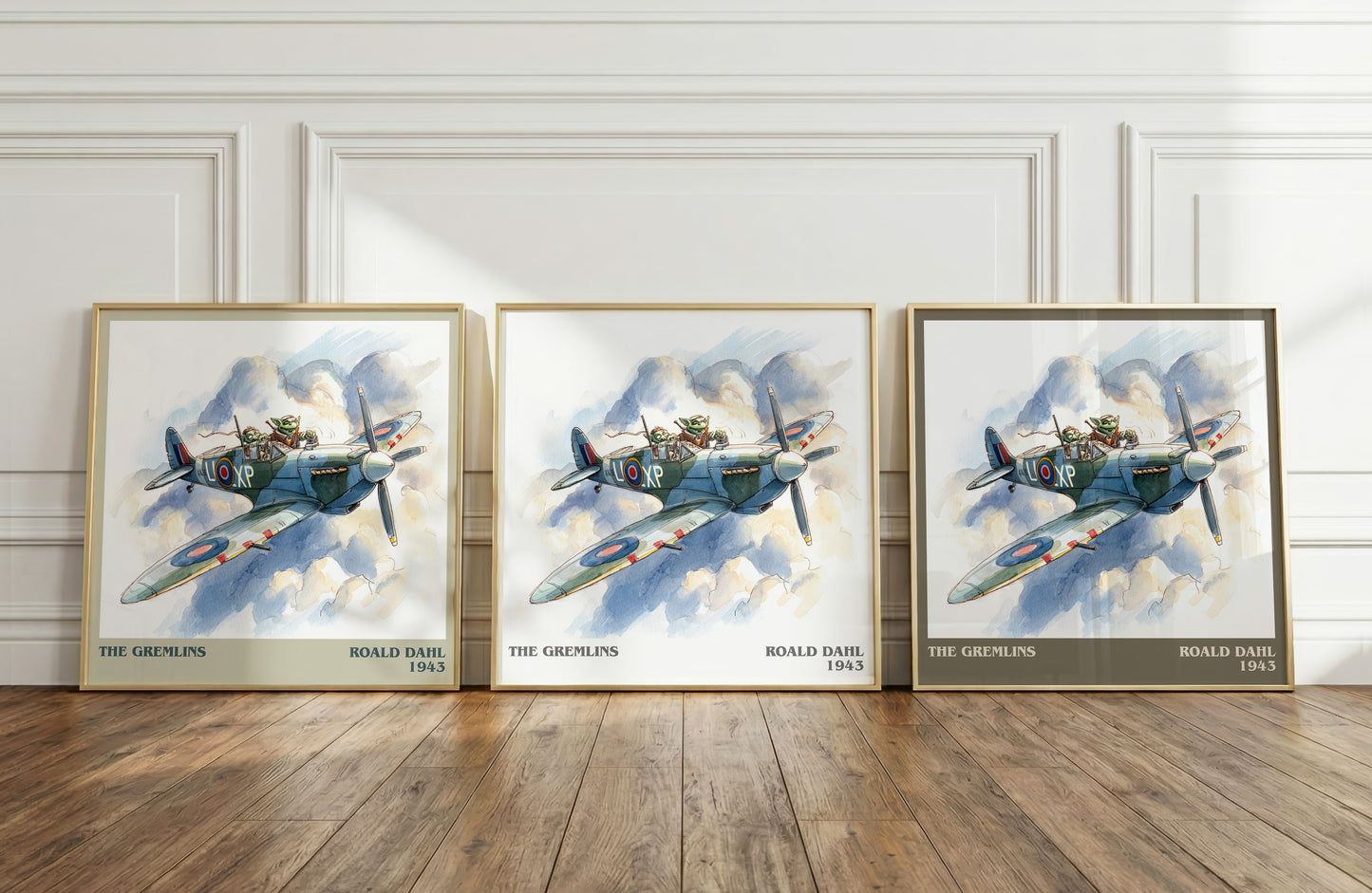 The Gremlins by Roald Dahl | Square Bookish Poster | Inspired Fan Art Print | Free Delivery