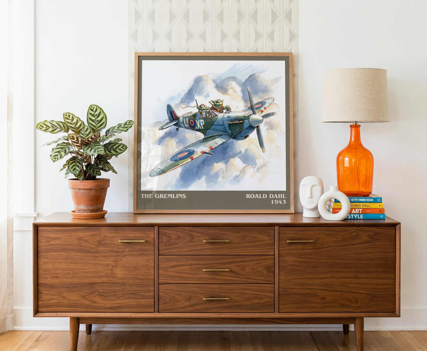 The Gremlins by Roald Dahl | Square Bookish Poster | Inspired Fan Art Print | Free Delivery