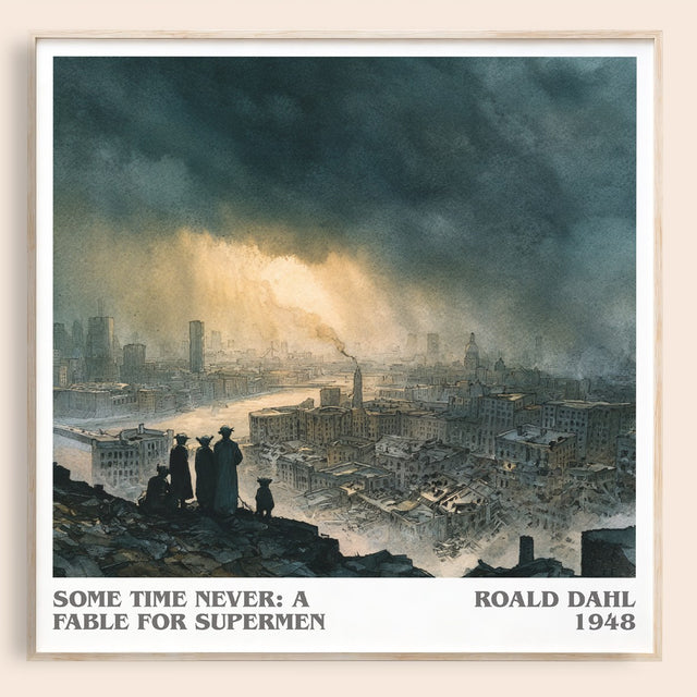 Some Time Never: A Fable for Supermen Literary Art Print by Roald Dahl