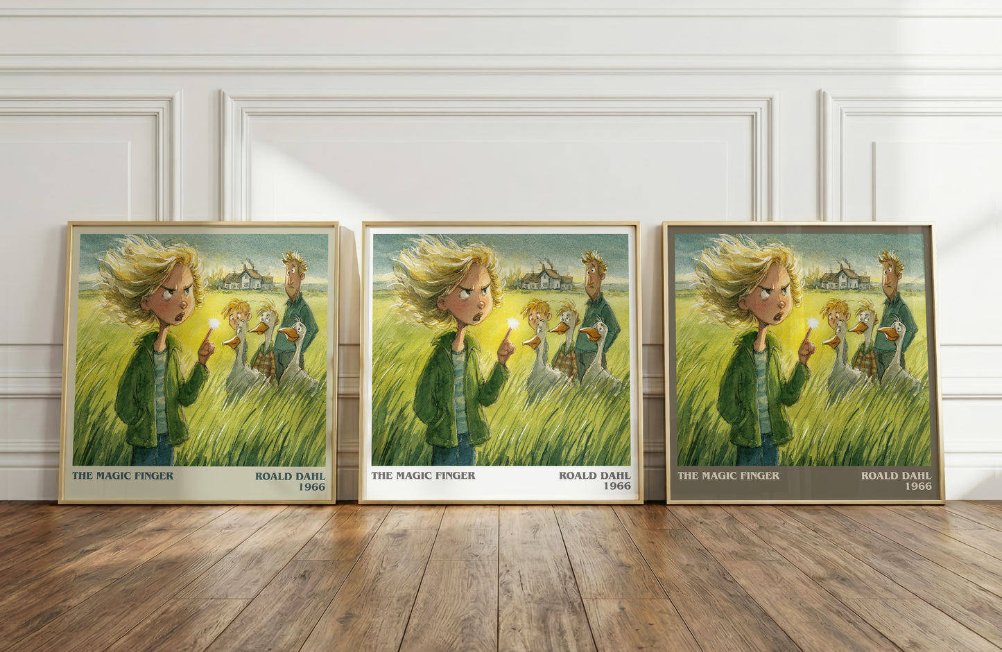 The Magic Finger by Roald Dahl | Square Bookish Poster | Inspired Fan Art Print | Free Delivery