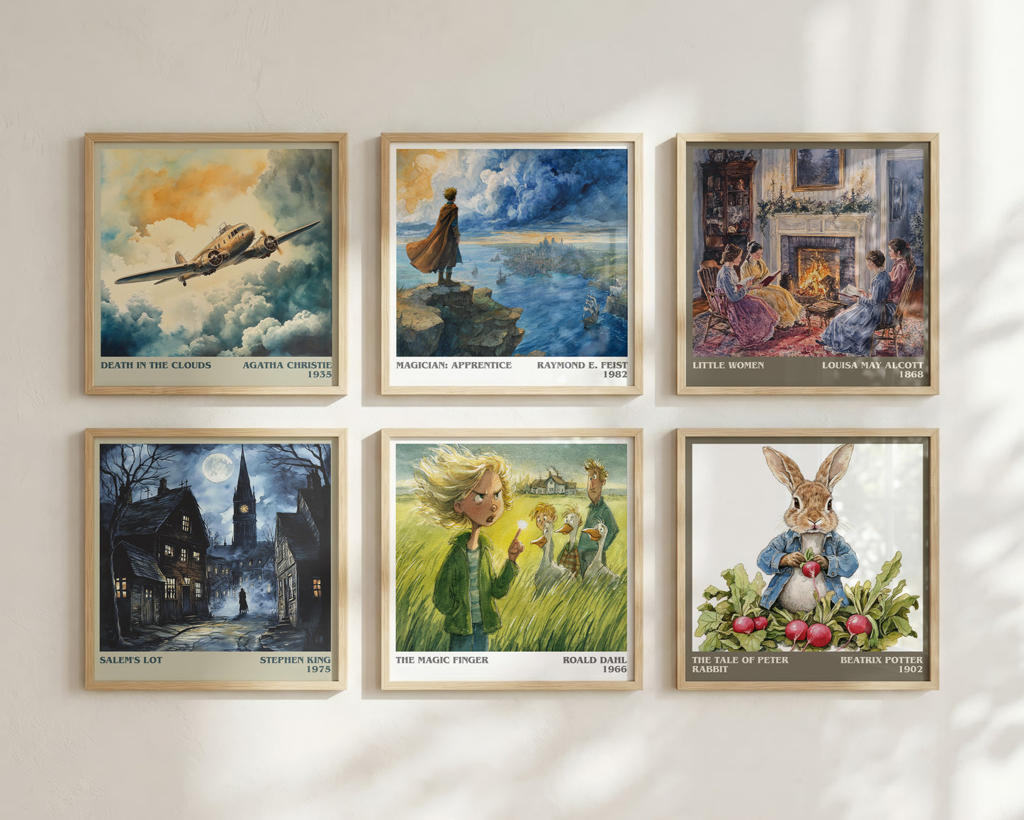 The Magic Finger by Roald Dahl | Square Bookish Poster | Inspired Fan Art Print | Free Delivery