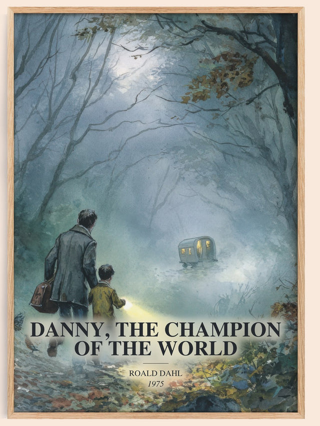 Danny, The Champion Of The World Book Watercolour Illustration – R.