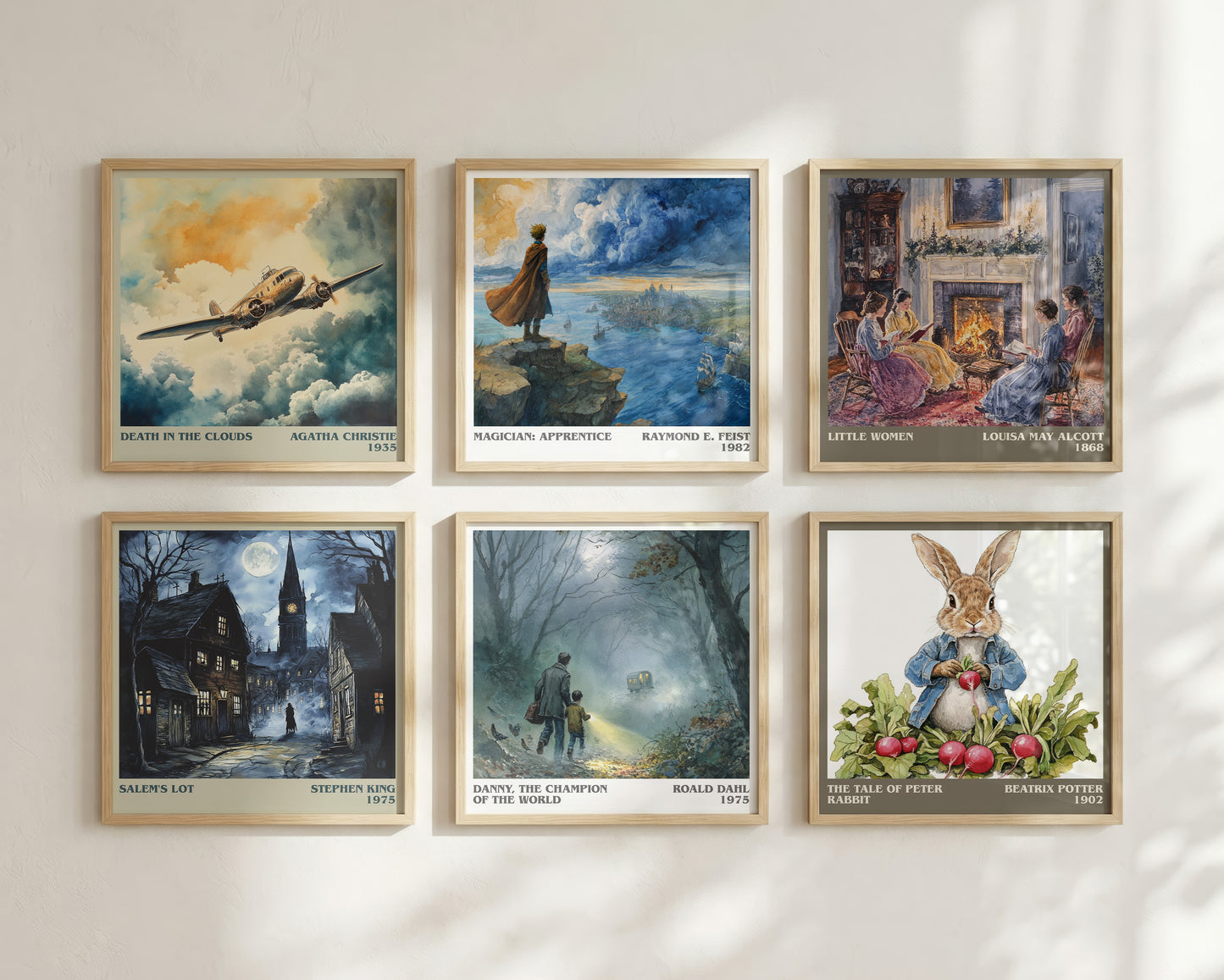 Danny, The Champion Of The World by Roald Dahl | Square Bookish Poster | Inspired Fan Art Print | Free Delivery