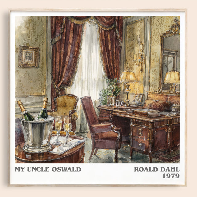 My Uncle Oswald Literary Art Print by Roald Dahl