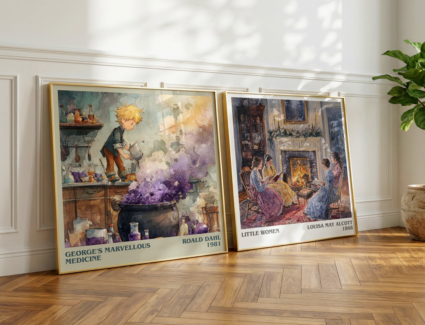 George's Marvellous Medicine by Roald Dahl | Square Bookish Poster | Inspired Fan Art Print | Free Delivery