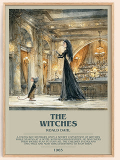 The Witches Bookish Wall Art by Roald Dahl