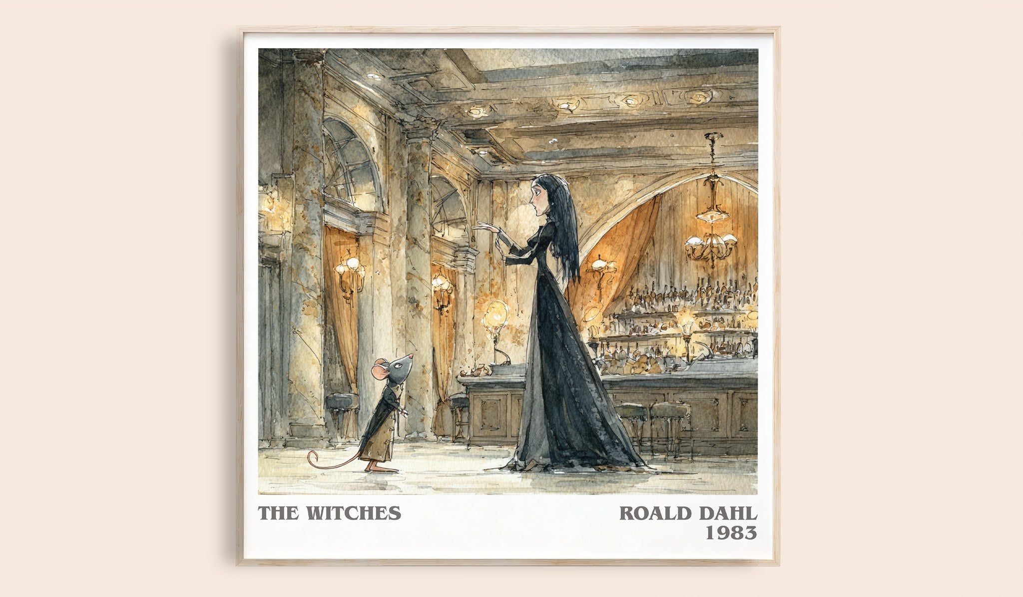 The Witches Literary Art Print by Roald Dahl