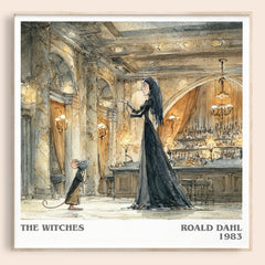 The Witches Literary Art Print by Roald Dahl