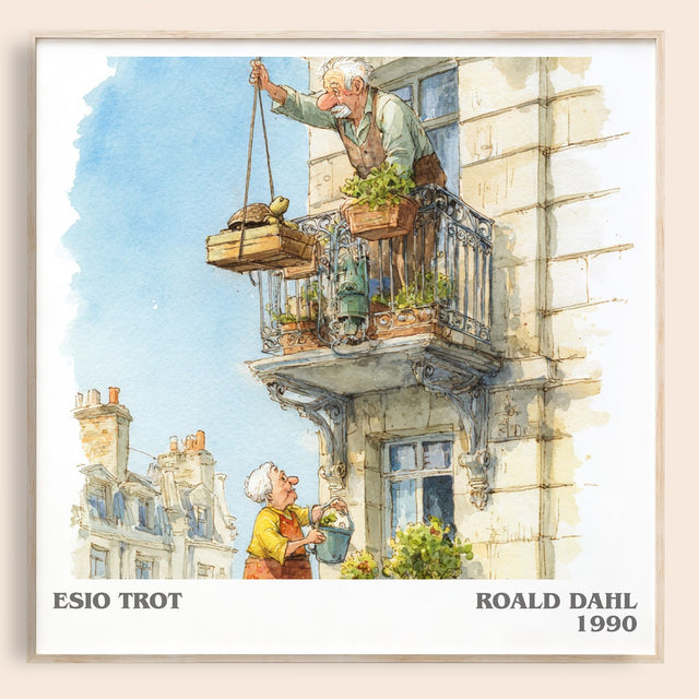 Esio Trot Literary Art Print by Roald Dahl
