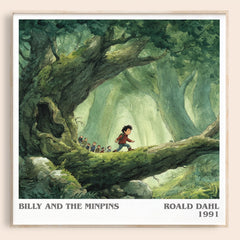 Billy and the Minpins Literary Art Print by Roald Dahl