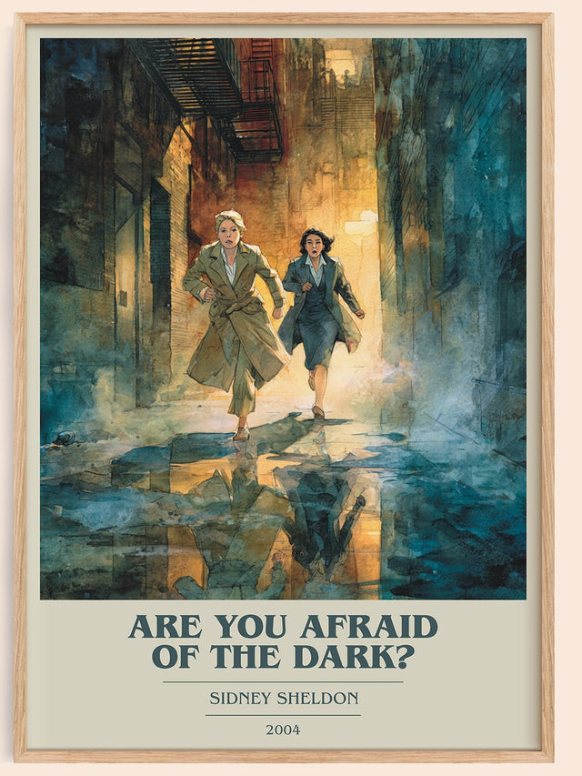 Are You Afraid of the Dark? Book Cover Poster by Sidney Sheldon