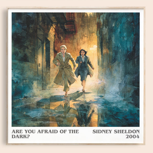 Are You Afraid of the Dark? Literary Art Print by Sidney Sheldon