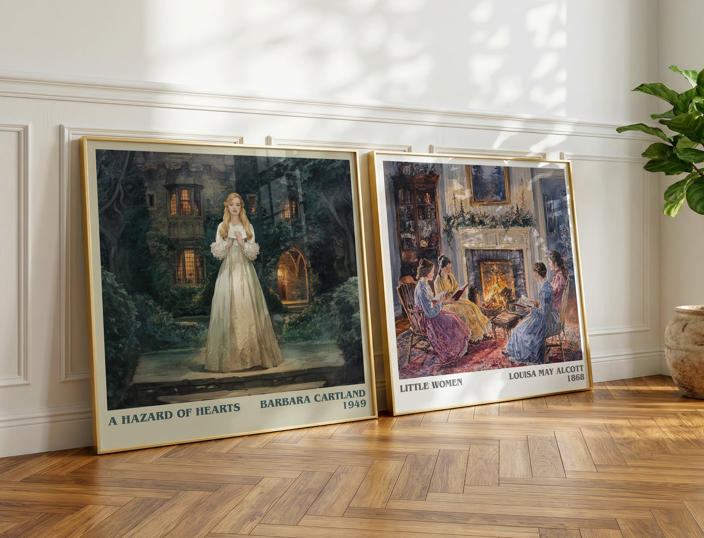 A Hazard of Hearts book poster packaging – museum-quality print rolled in protective tube