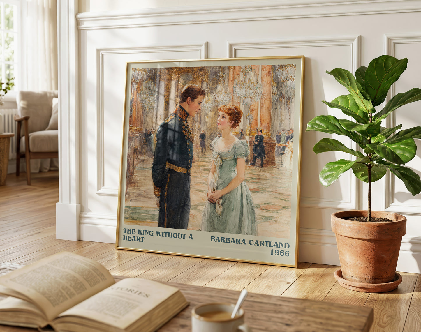 The King Without A heart literary poster paired in gallery wall – literary art prints