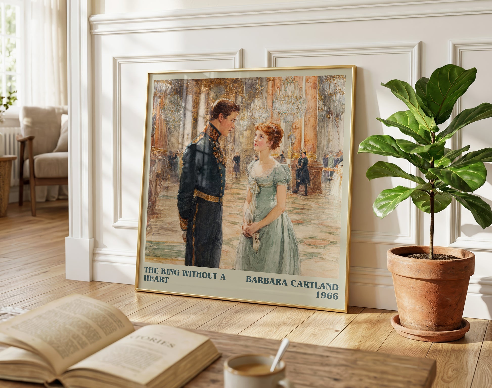 The King Without A heart literary poster paired in gallery wall – literary art prints