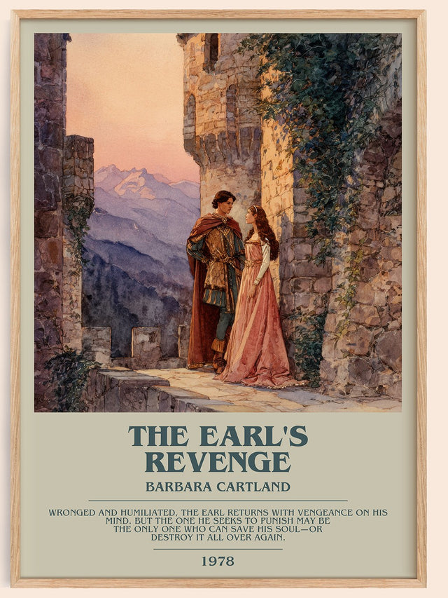 The Earl's Revenge Bookish Wall Art by Barbara Cartland