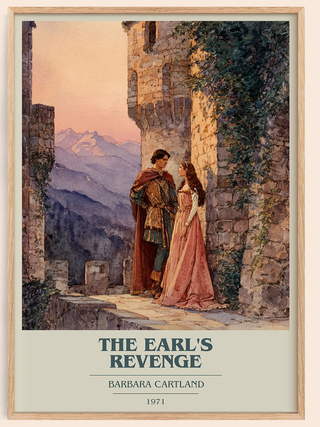 The Earl's Revenge Book Cover Poster by Barbara Cartland