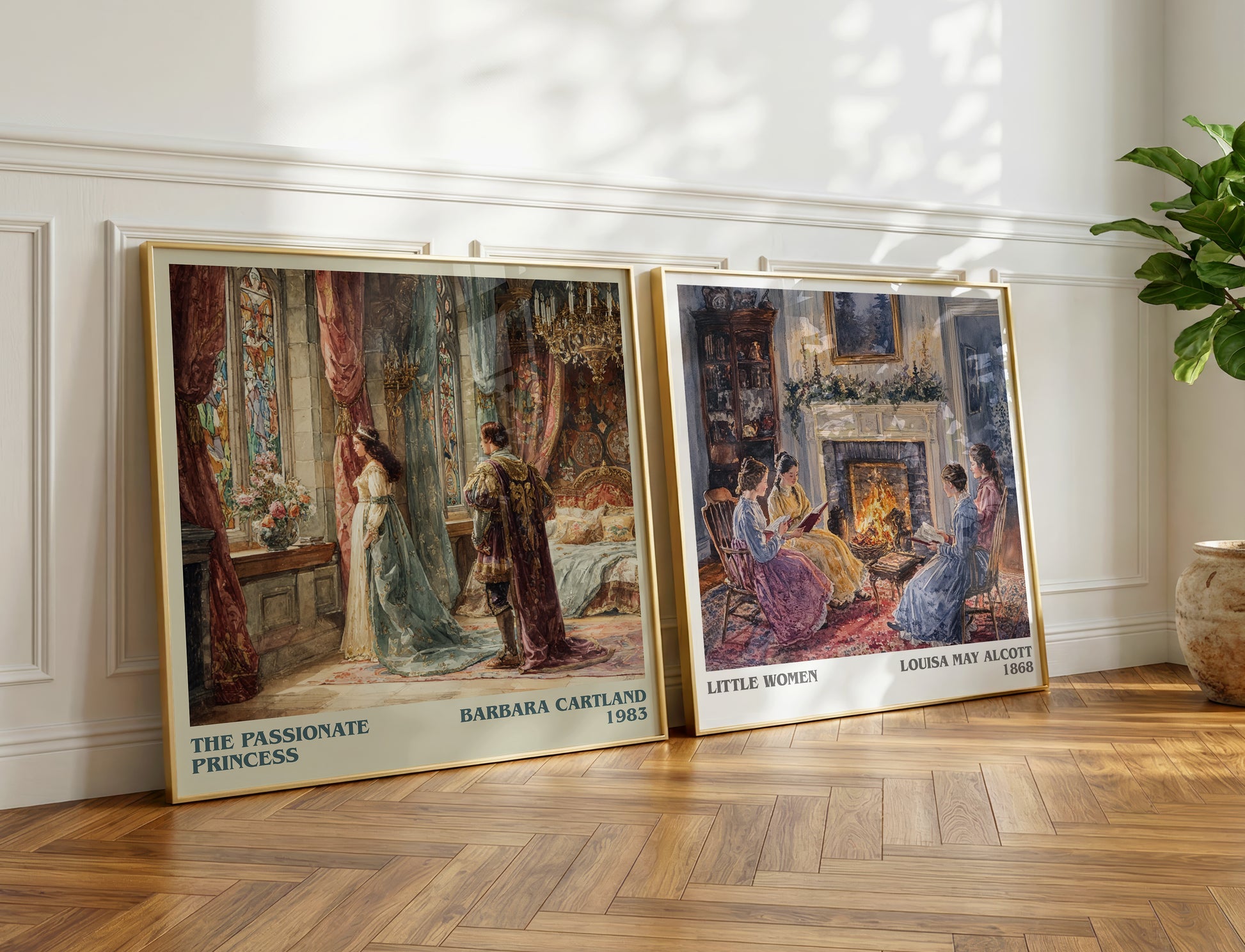 The Passionate Princess book poster packaging – museum-quality print rolled in protective tube