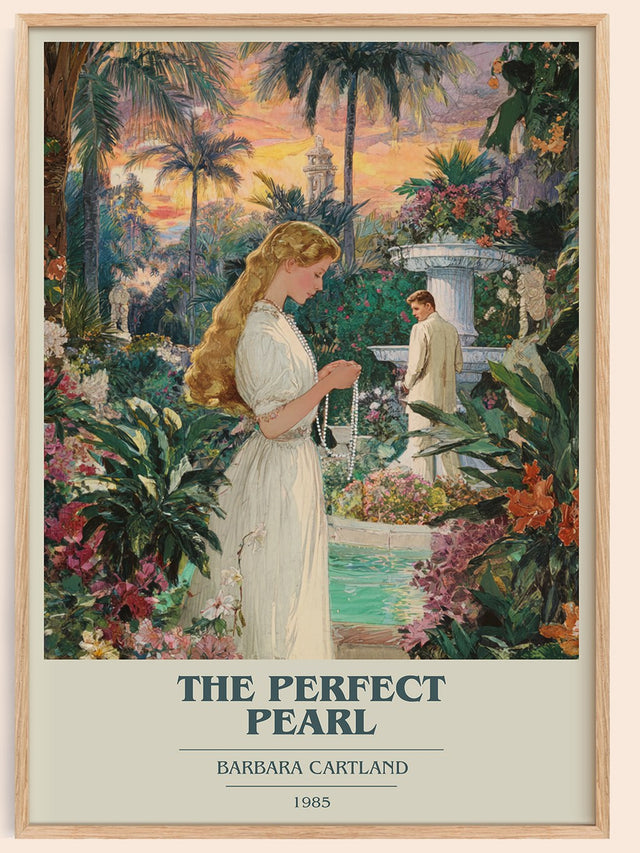 The Perfect Pearl Book Cover Poster by Barbara Cartland