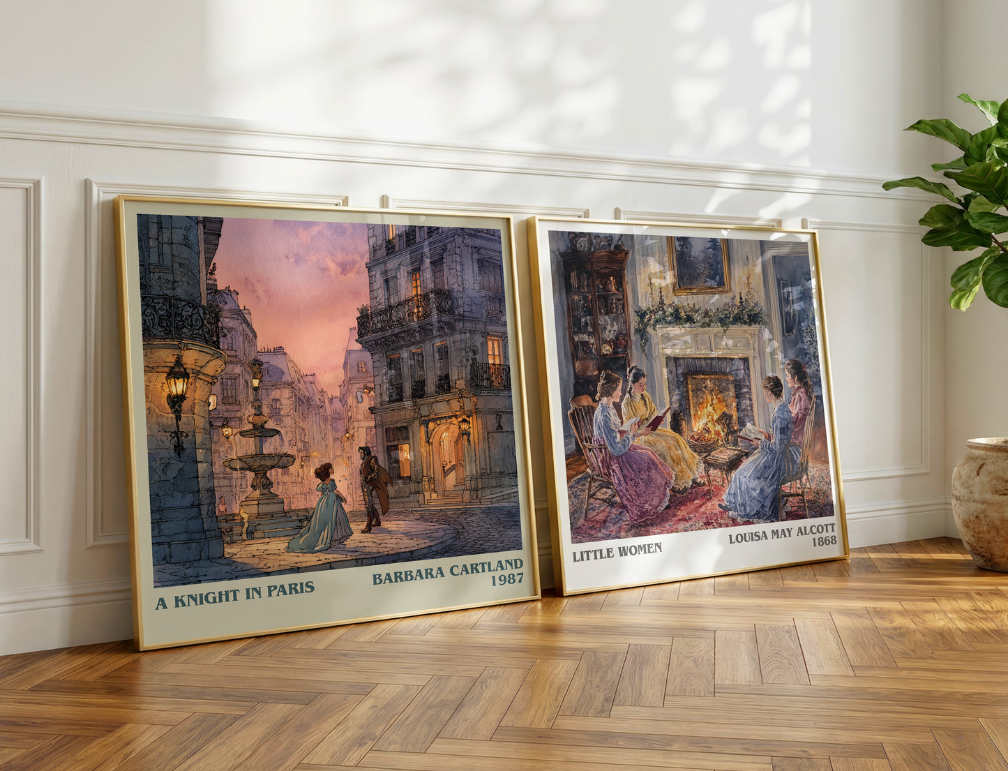 A Knight in Paris book poster packaging – museum-quality print rolled in protective tube