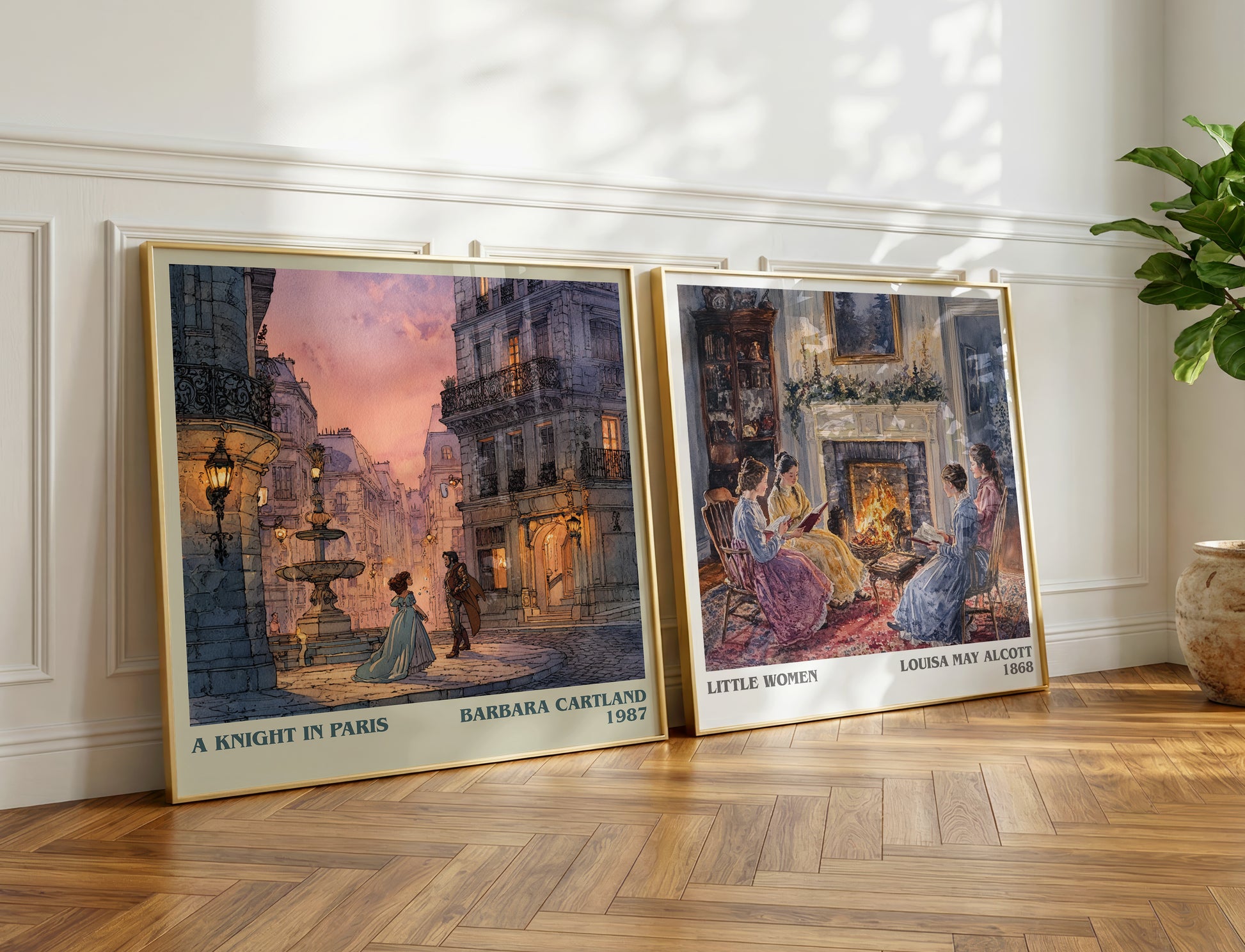 A Knight in Paris book poster packaging – museum-quality print rolled in protective tube