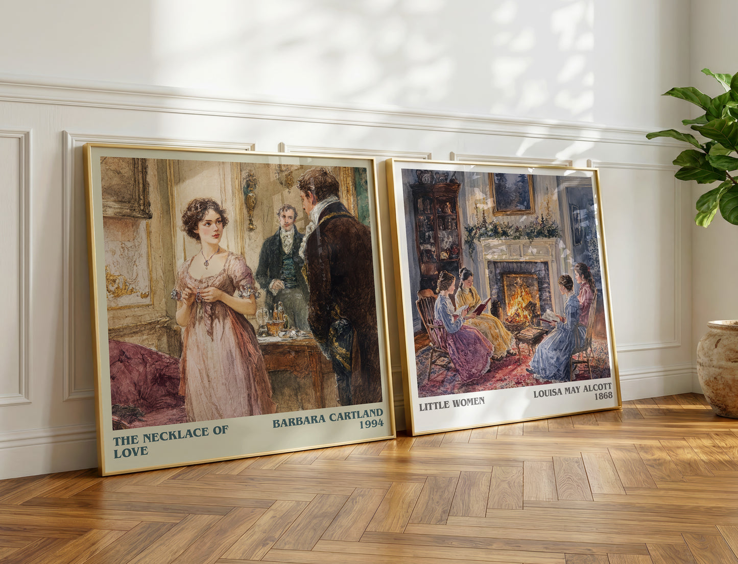 The Necklace of Love book poster packaging – museum-quality print rolled in protective tube