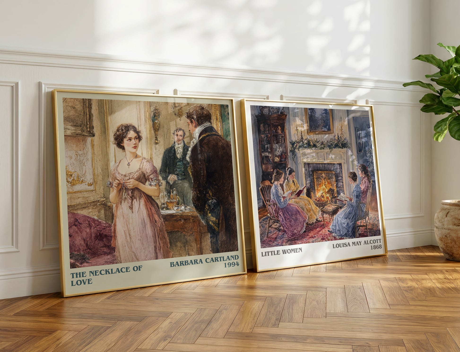 The Necklace of Love book poster packaging – museum-quality print rolled in protective tube
