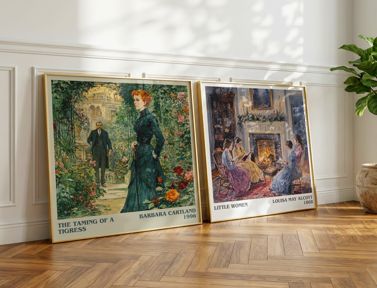 The Taming of a Tigress book poster packaging – museum-quality print rolled in protective tube