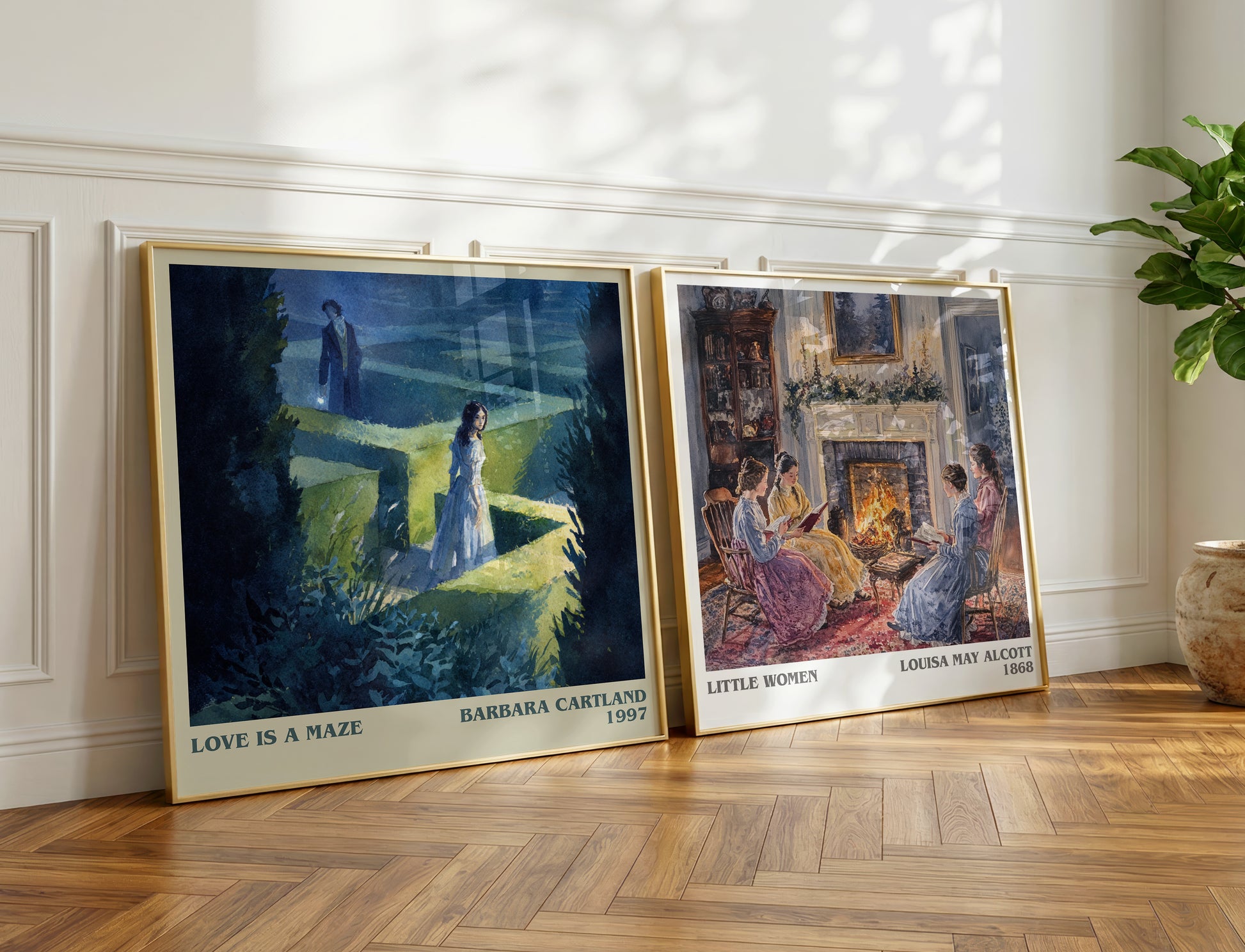 Love Is a Maze book poster packaging – museum-quality print rolled in protective tube