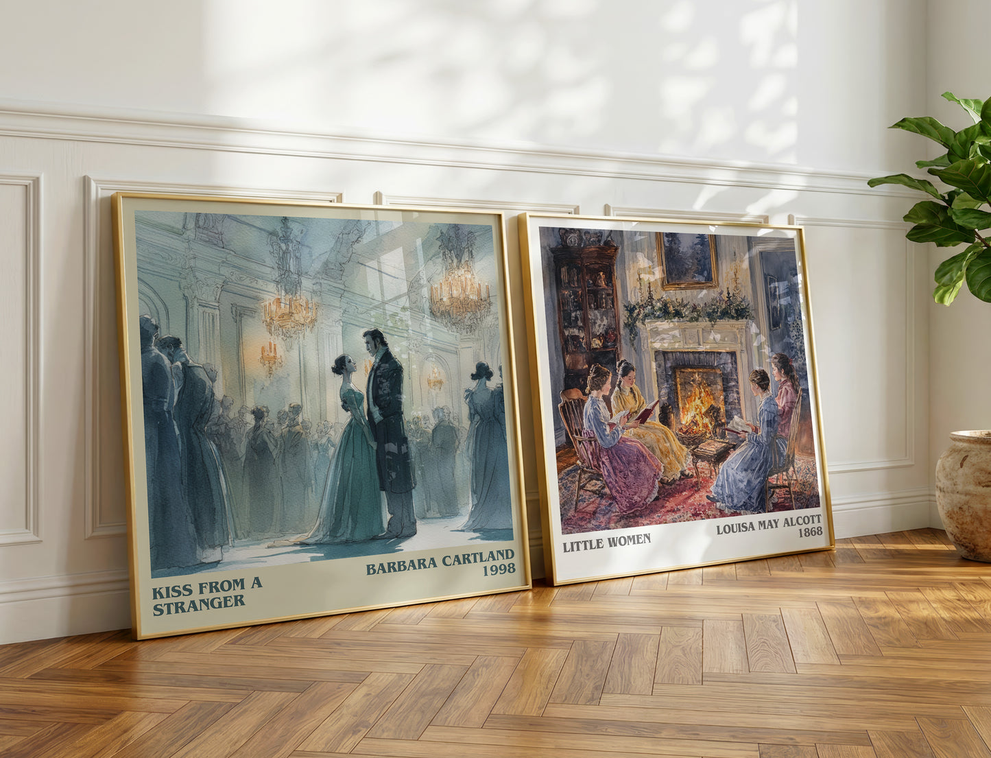 Kiss from a Stranger book poster packaging – museum-quality print rolled in protective tube