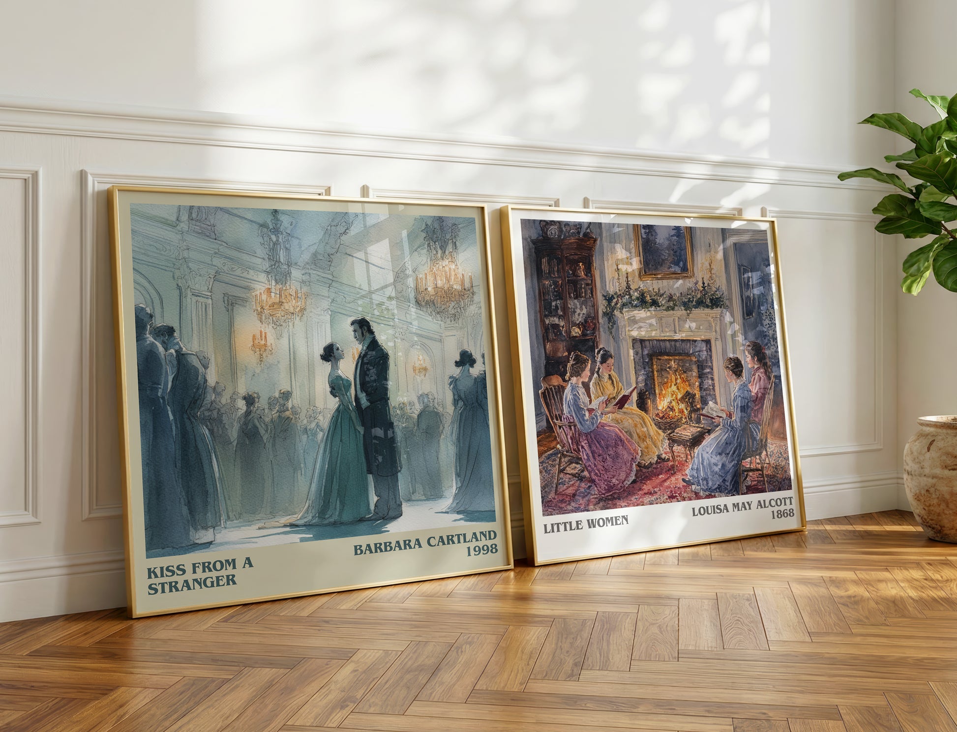 Kiss from a Stranger book poster packaging – museum-quality print rolled in protective tube