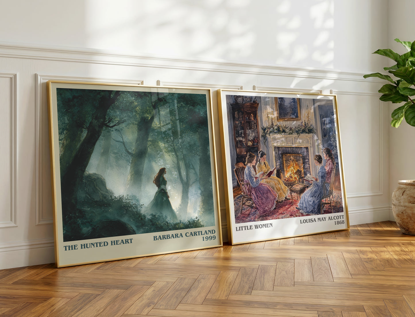 The Hunted Heart book poster packaging – museum-quality print rolled in protective tube