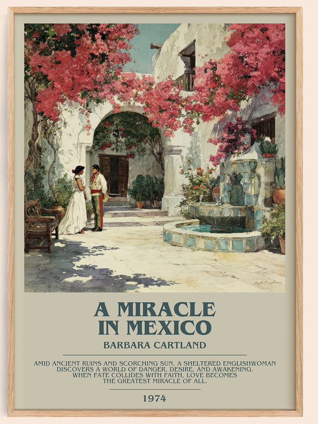 A Miracle in Mexico Bookish Wall Art by Barbara Cartland