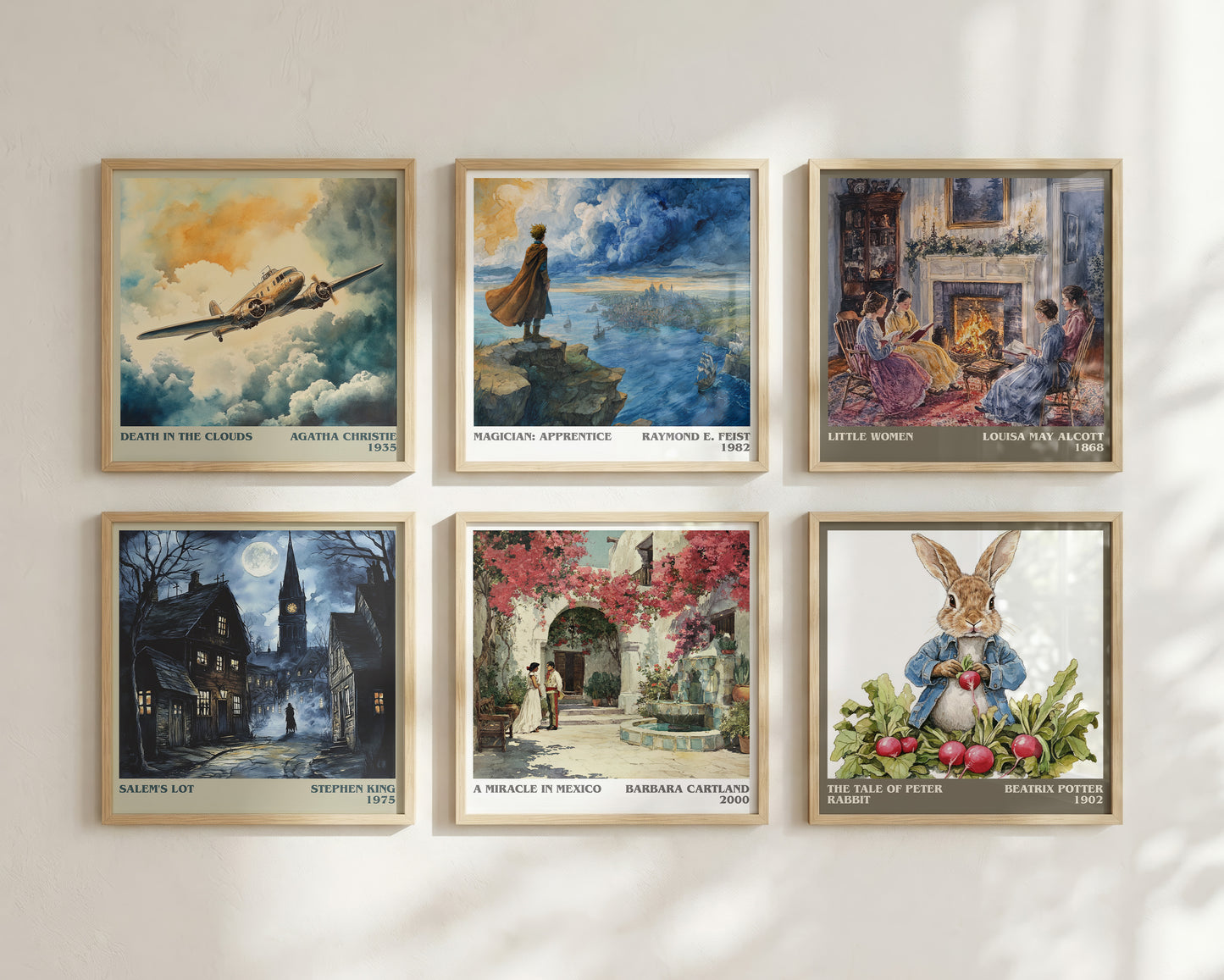 A Miracle in Mexico literary book poster framed on wall – childrens wall art