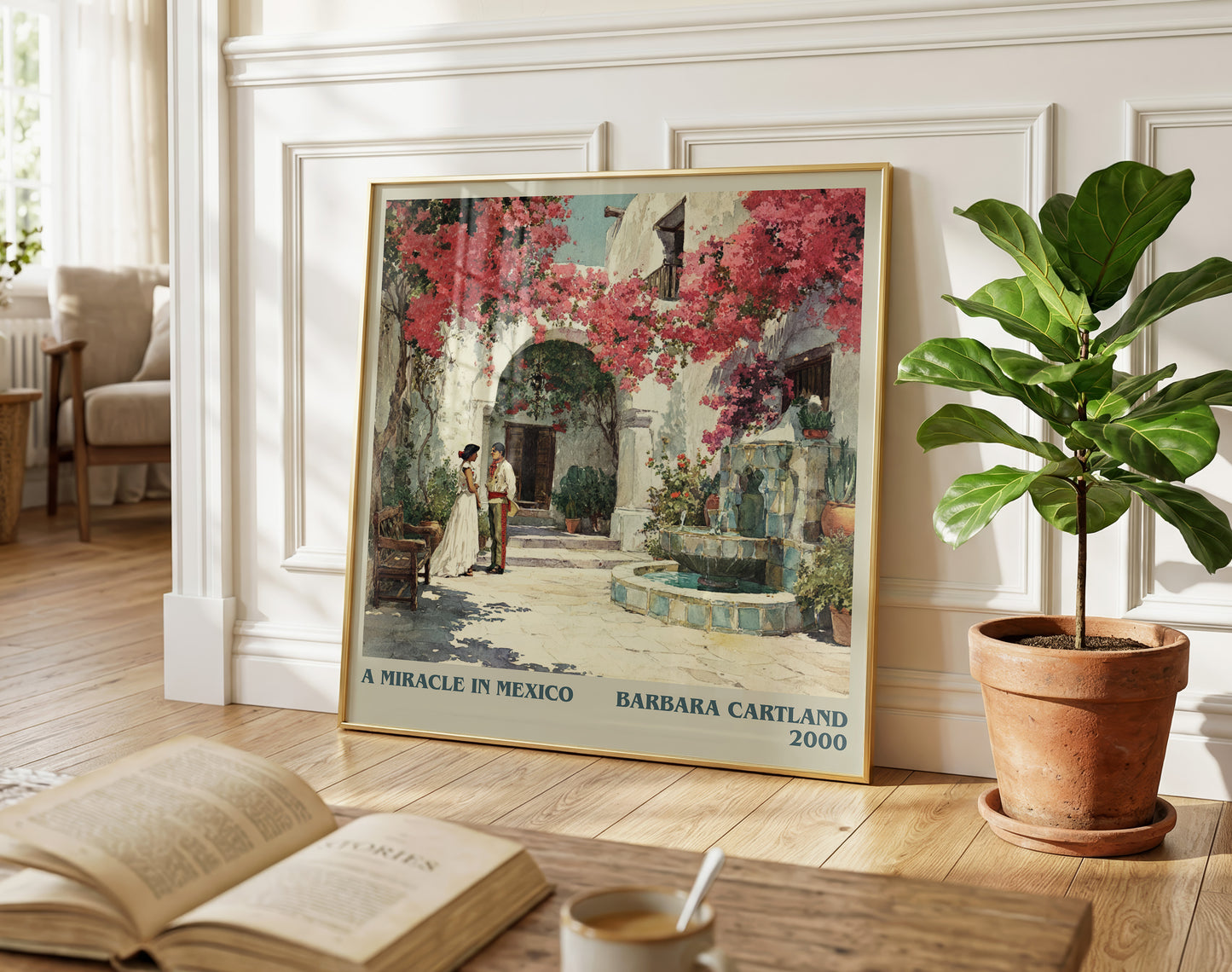 A Miracle in Mexico literary poster paired in gallery wall – literary art prints