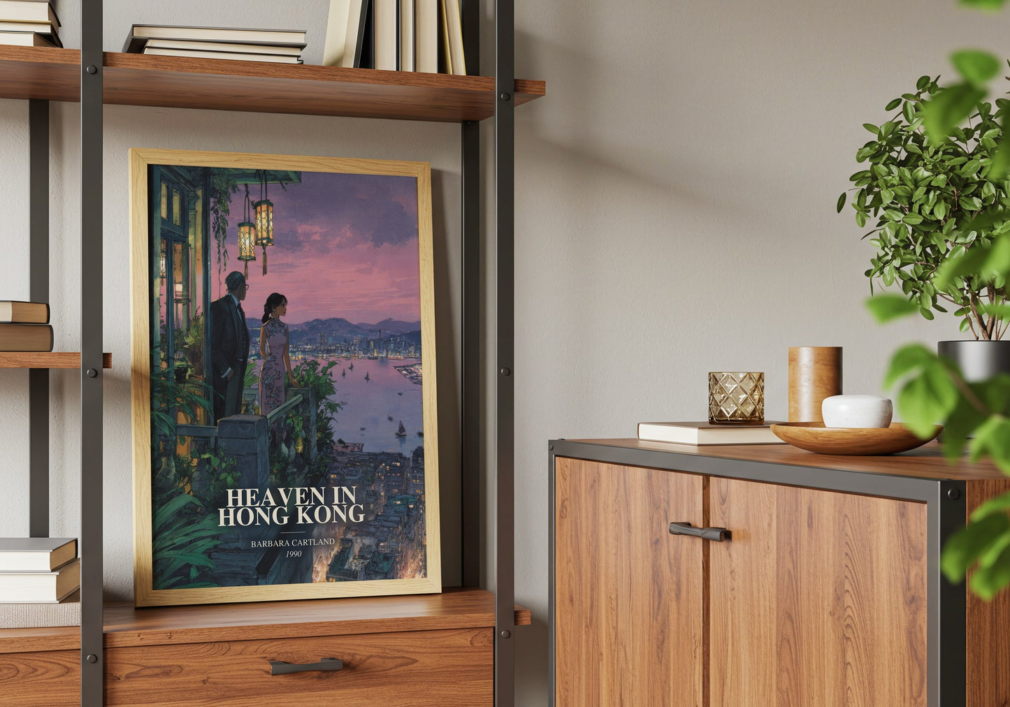 Heaven In Hong Kong book watercolour illustration paper finish options – matte satin gloss