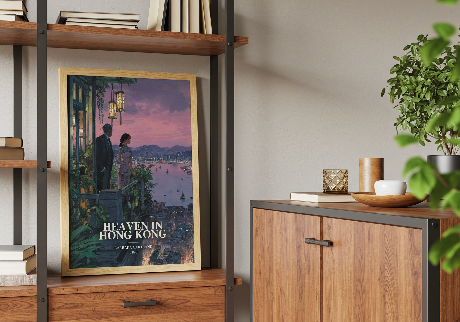 Heaven In Hong Kong book watercolour illustration paper finish options – matte satin gloss