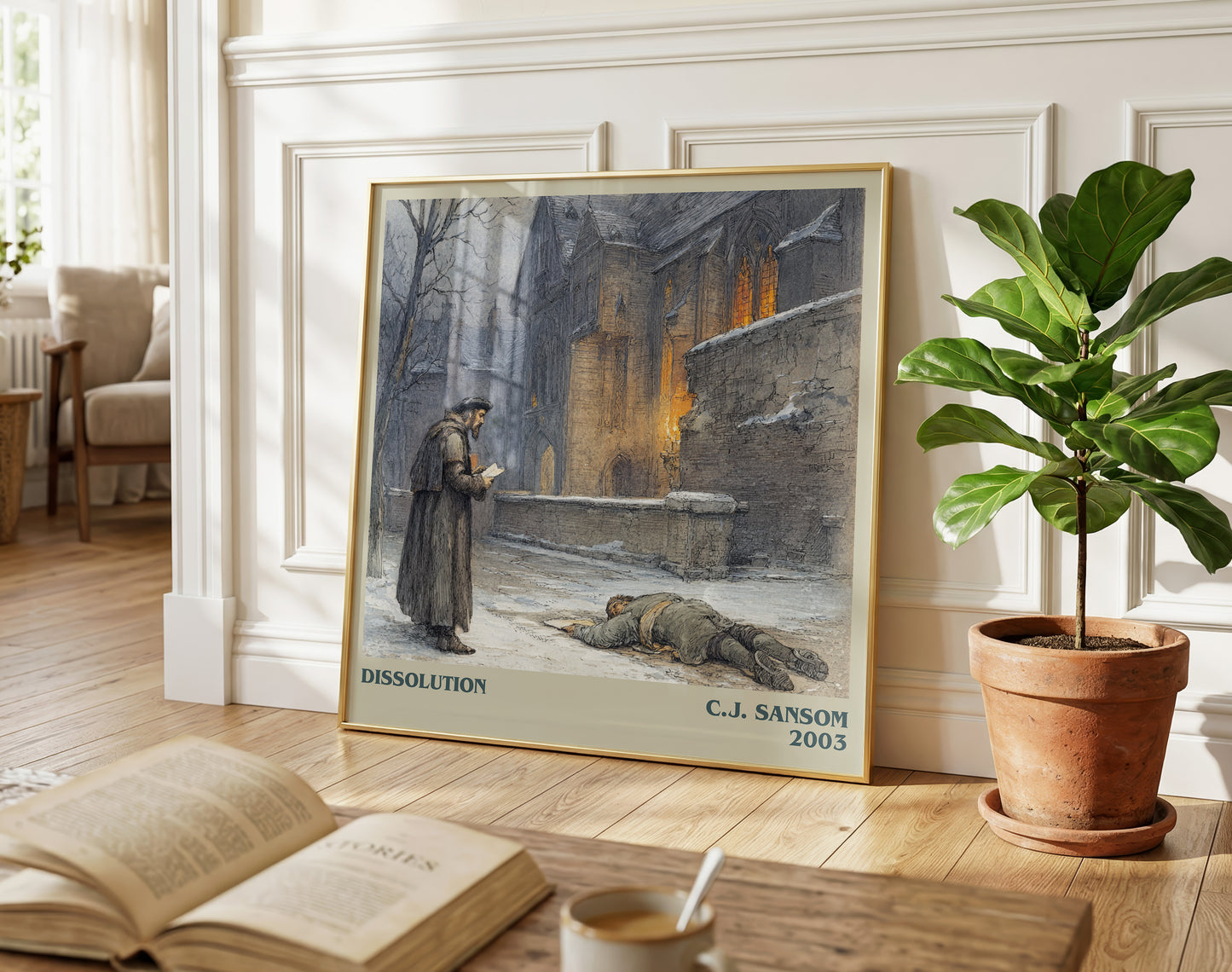 Dissolution literary poster paired in gallery wall – literary art prints