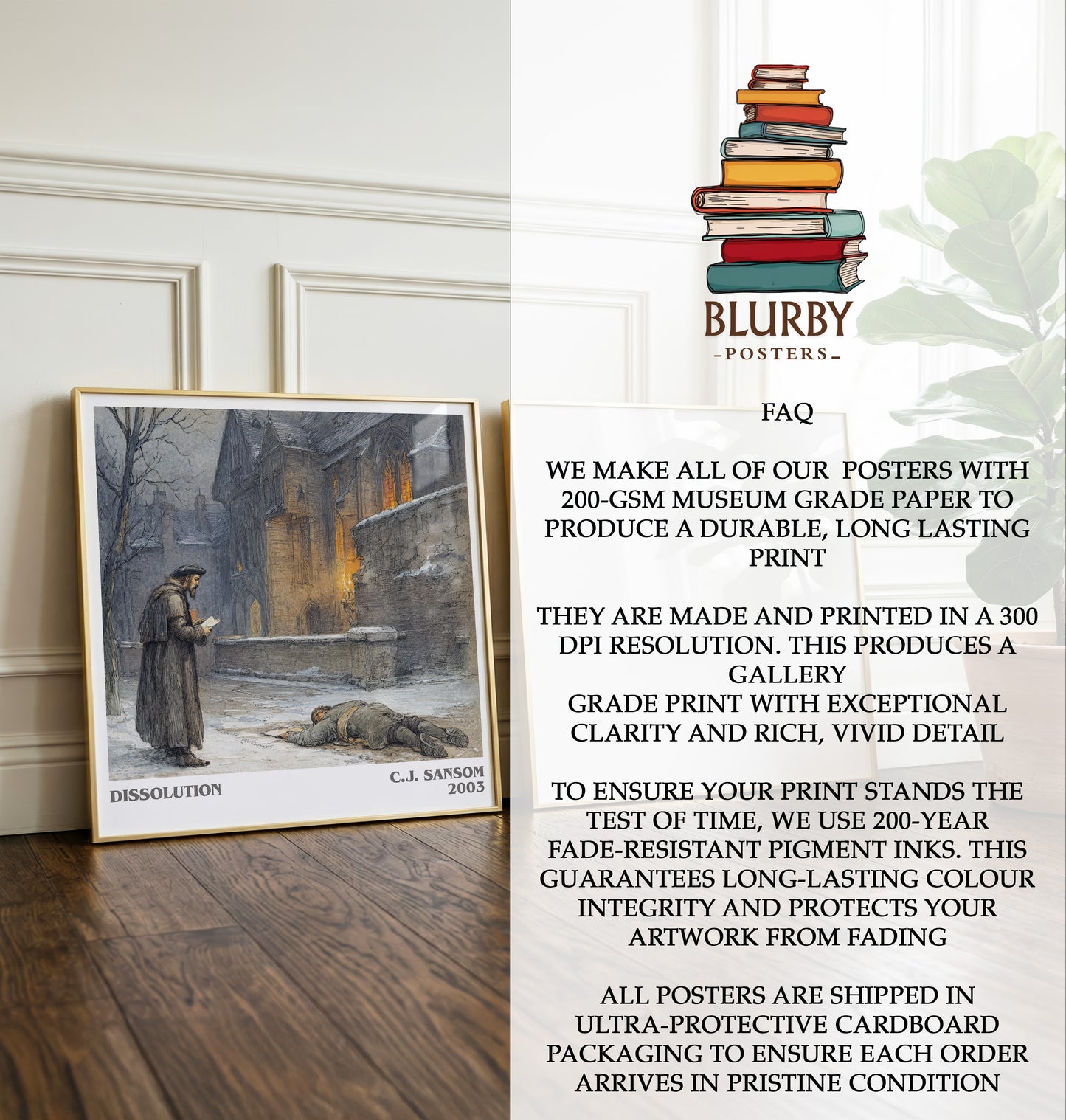 Dissolution Literary Art Print by C.J. Sansom