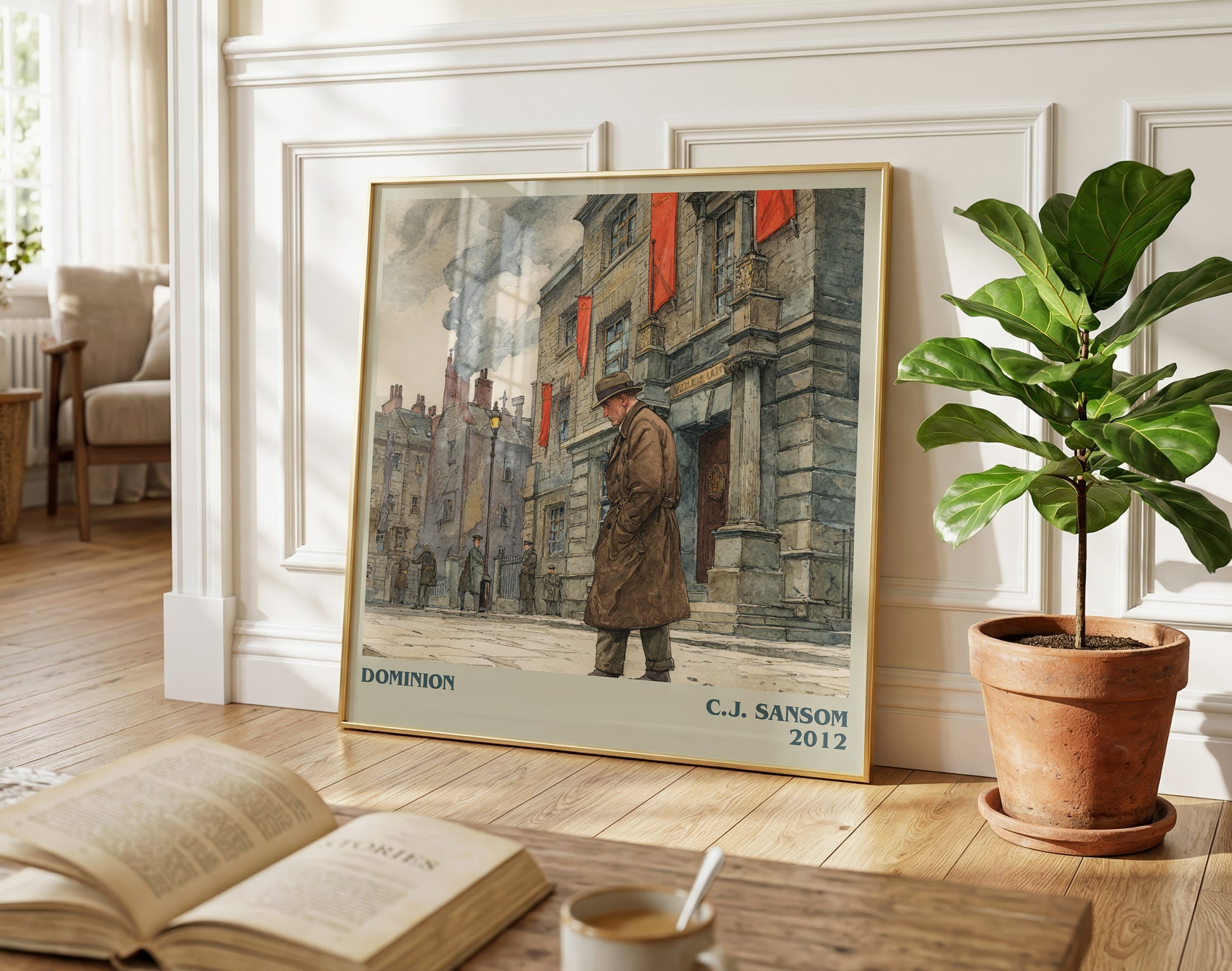 Dominion literary poster paired in gallery wall – literary art prints