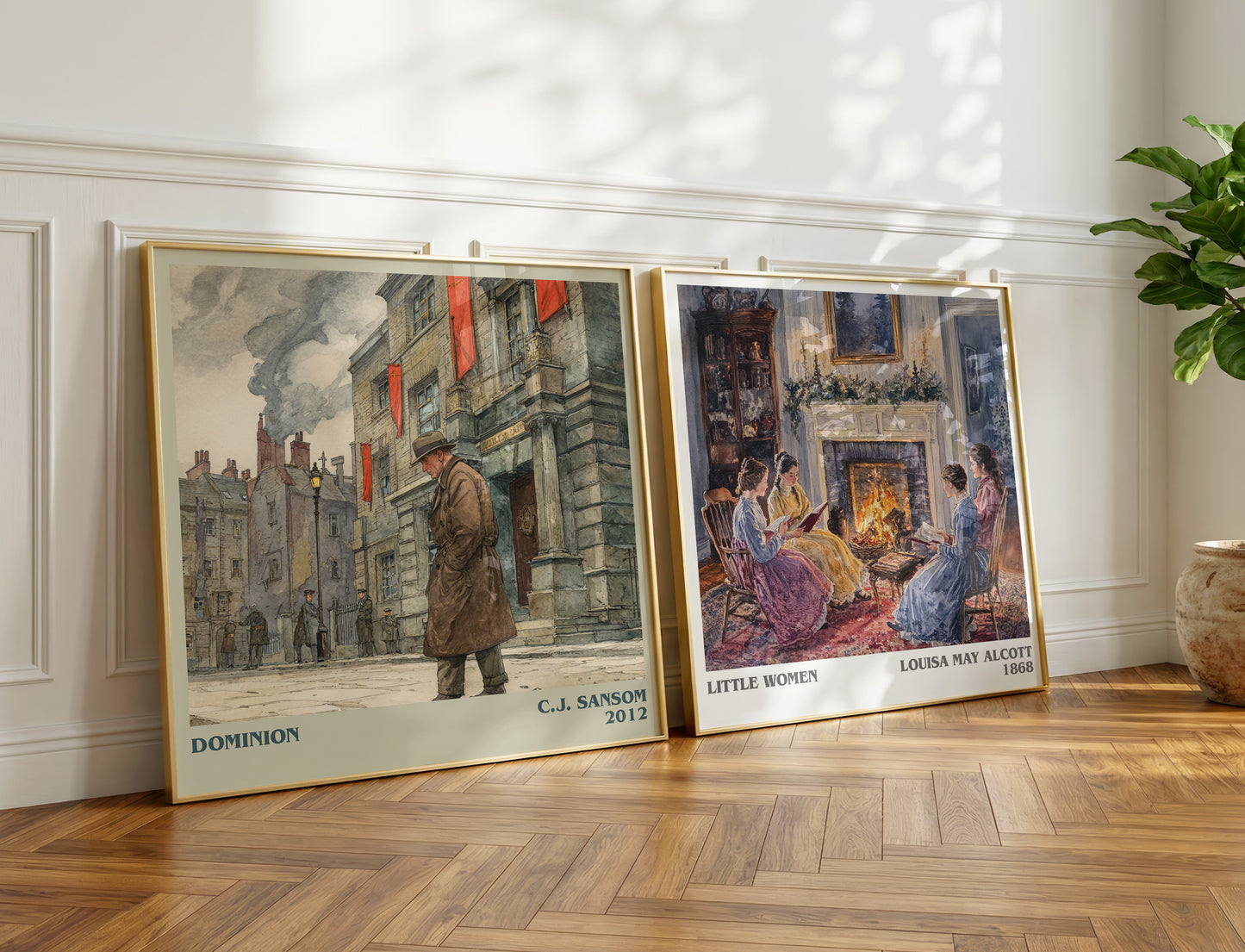 Dominion book poster packaging – museum-quality print rolled in protective tube
