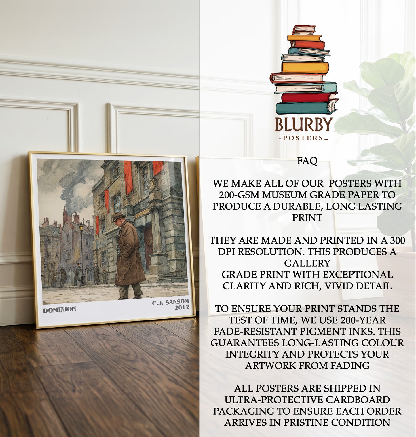 Dominion Literary Art Print by C. J. Sansom