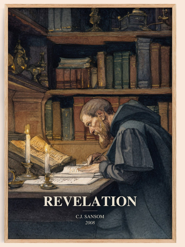 Revelation Book Watercolour Illustration by C.J. Sansom