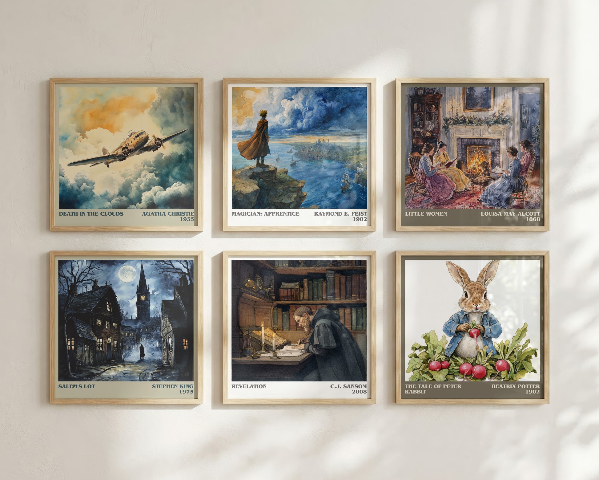 Revelation literary book poster framed on wall – historical fiction wall art