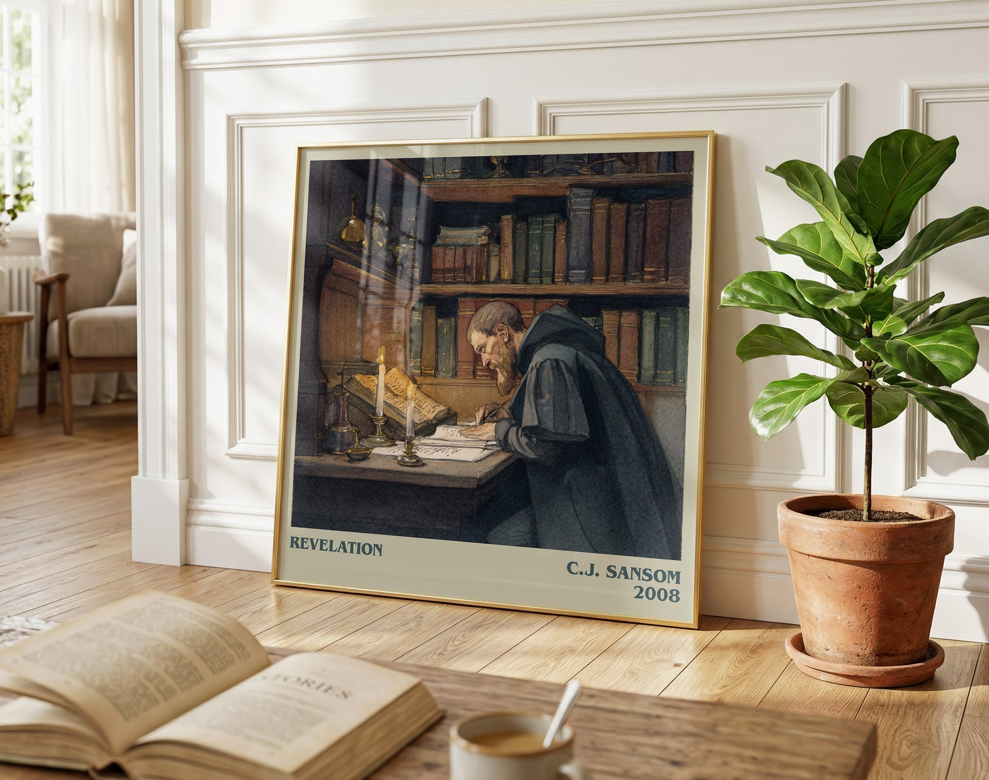 Revelation literary poster paired in gallery wall – literary art prints