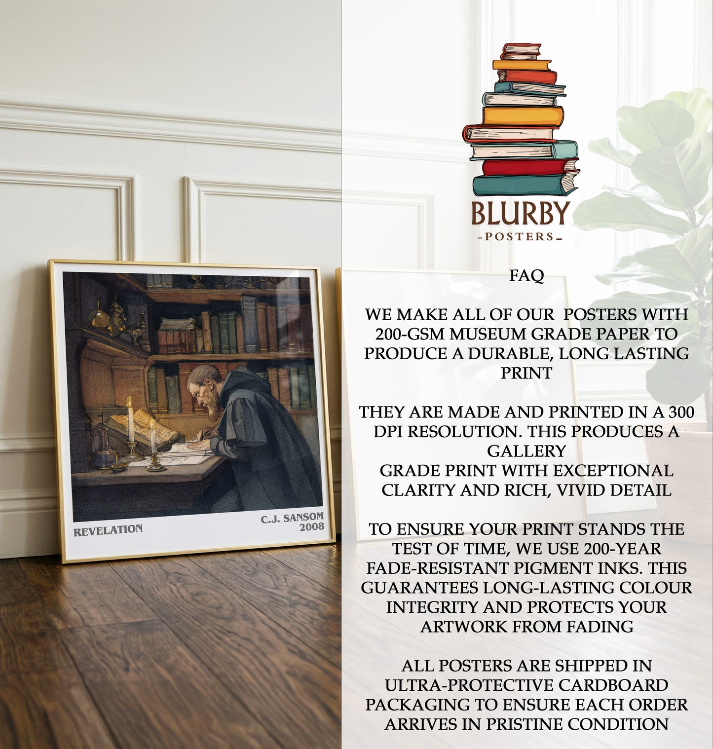 Revelation Literary Art Print by C.J. Sansom