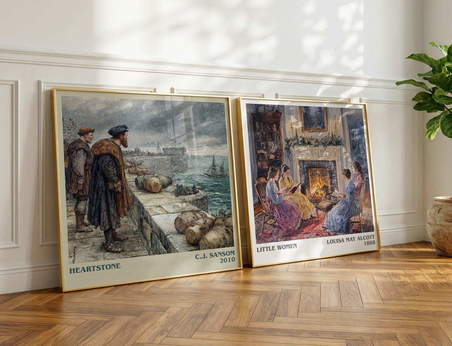 Heartstone book poster packaging – museum-quality print rolled in protective tube