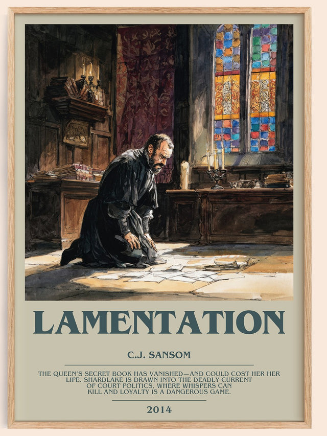 Lamentation Bookish Wall Art by C.J. Sansom