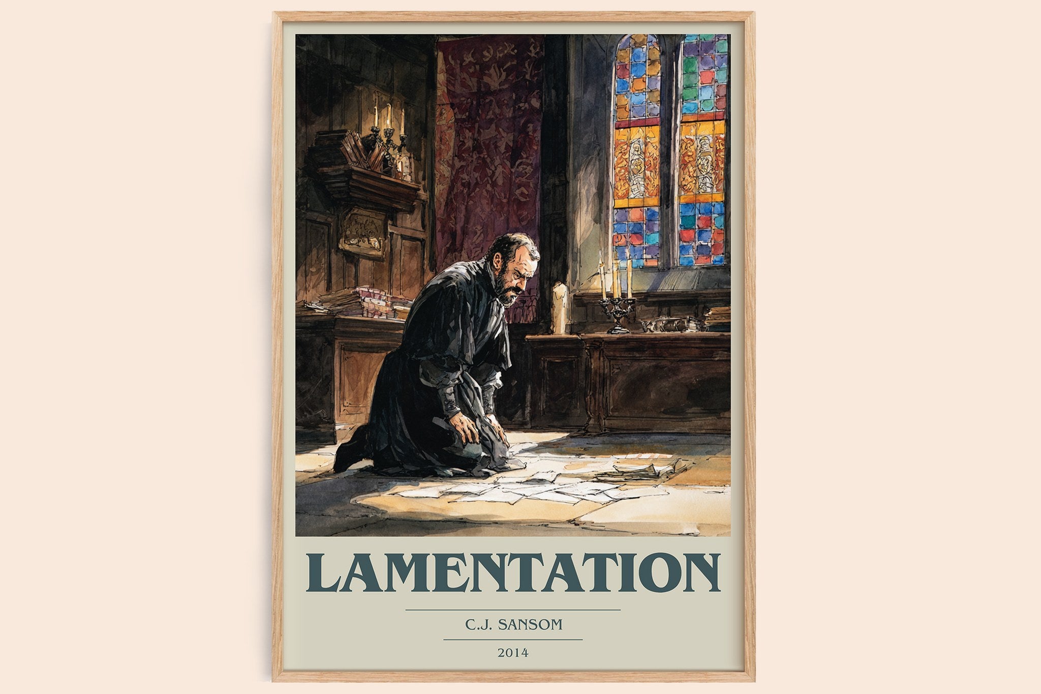 Lamentation Book Cover Poster by C.J. Sansom