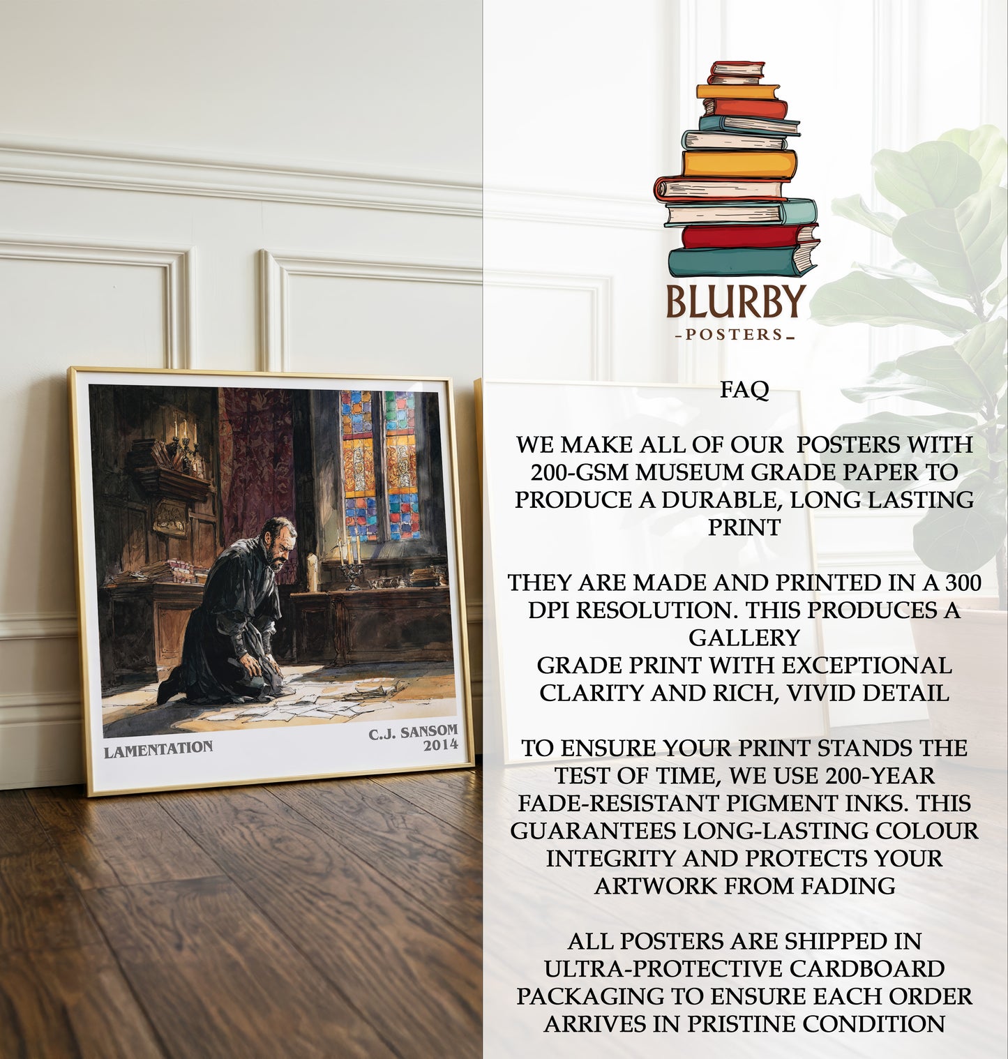 Lamentation Literary Art Print by C.J. Sansom